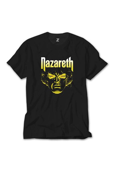 Z zepplin Μαύρο μπλουζάκι Nazareth Face