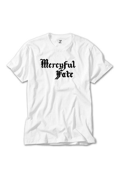 Z zepplin Λευκό μπλουζάκι με λογότυπο Mercyful Fate