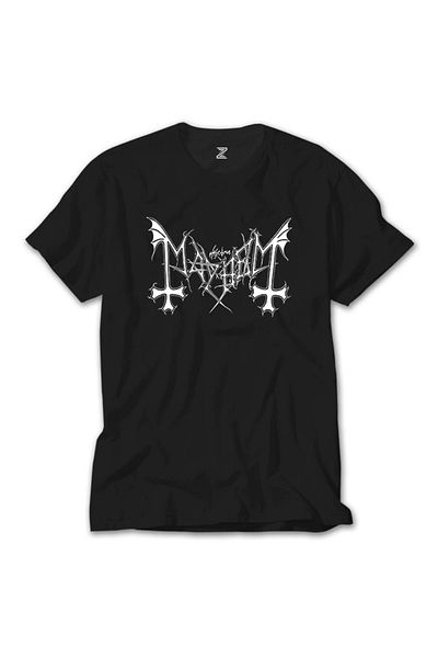 Z zepplin Μαύρο T-Shirt με λογότυπο Mayhem