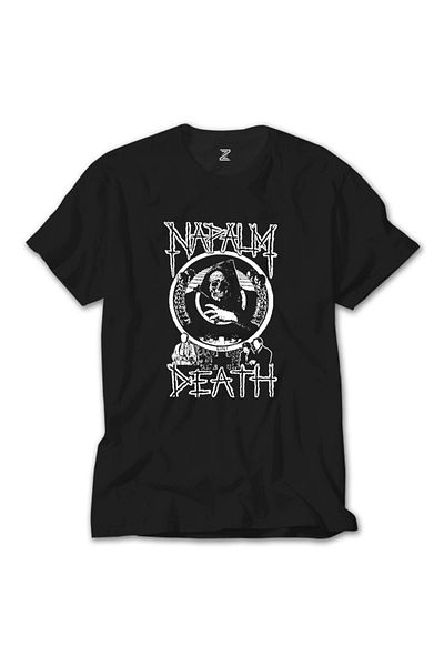 Z zepplin Μαύρο μπλουζάκι Napalm Death Smear Campaign