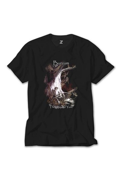 Z zepplin Μαύρο T-Shirt Burzum The Ways Of Yore