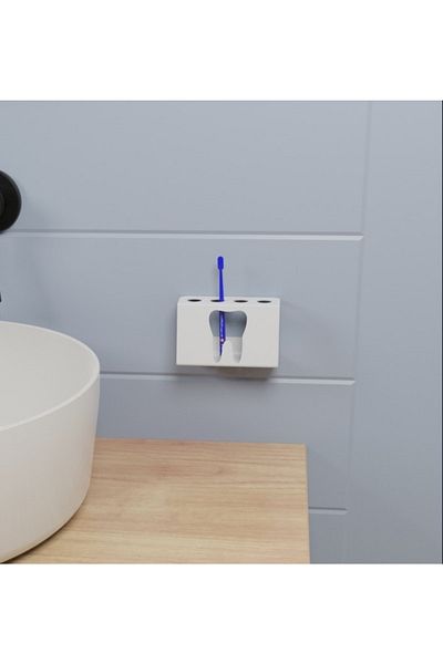 lyla concept Işıl Μεταλλική Οδοντόβουρτσα Λευκή