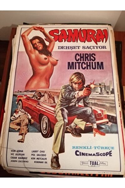Plakperest Samuraı - Chrıs Mıtchum - 70x100 Cm Ebatlarında Film Afişi