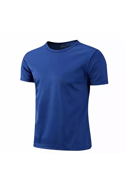 parypary Fitness Dry Touch - Κοντό αθλητικό μπλουζάκι με λαιμόκοψη για τρέξιμο και όλες τις αθλητικές δραστηριότητες