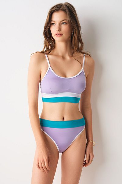No Gossip Lilac Single Top Jojoba Piece Bustier -239112