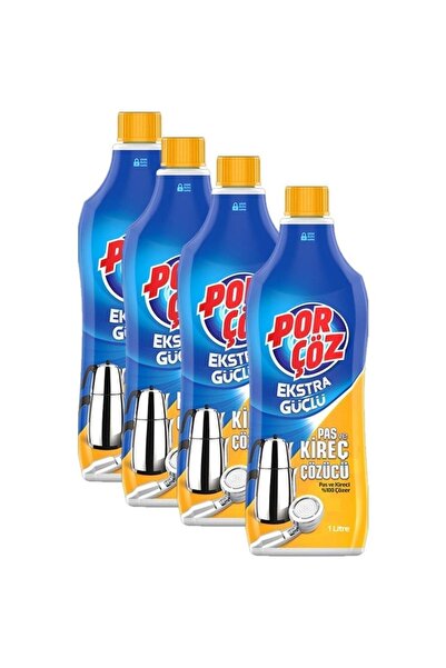 Porçöz Pas Ve Kireç Sökücü 1000 Ml X 4 Lü