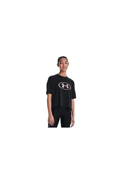 Under Armour Μαύρο γυναικείο μπλουζάκι Live Novelty Ss Model 1369881-001