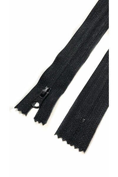 Ozpas Fermuar Ters Siyah Dipli 18cm 5 Adet