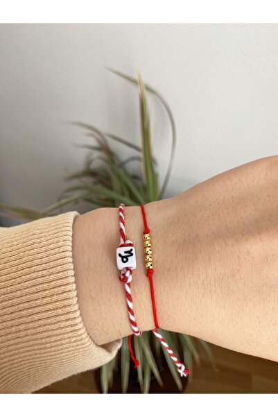 Bidüğüm Marteniçka Oğlak Burç Bileklik Ve Kadın Bileklik Seti