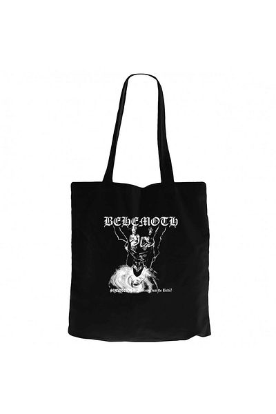 Z zepplin Behemoth Sventevith Black Canvas Tote Bag