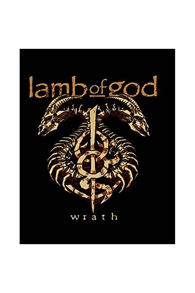Z zepplin Lamb Of God Wrath Dragon Patch mare pe spate