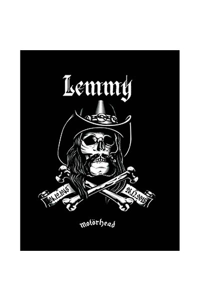Z zepplin Motörhead Lemmy Kilmister Skull Patch mare pe spate