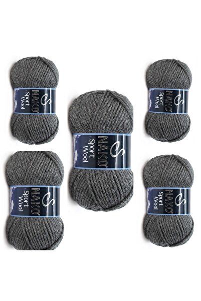 NAKO Ayzen Home Sport Wool El Örgü Ipi 100 Gr 5 Adet El Örgü Ipi