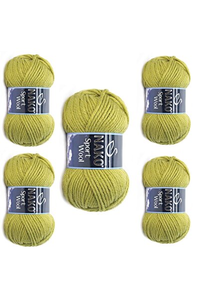 NAKO Ayzen Home Sport Wool El Örgü Ipi 100 Gr 5 Adet El Örgü Ipi