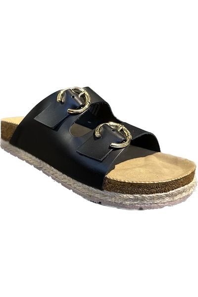 Nine West Telo2 3fx Schwarze Damen-Hausschuhe