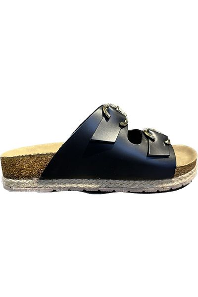 Nine West Telo2 3fx Schwarze Damen-Hausschuhe