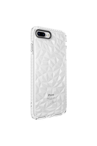 ZM STORE Apple iPhone 8 Plus Case Pyramid Design Colorful Soft Silicone Buzz ...