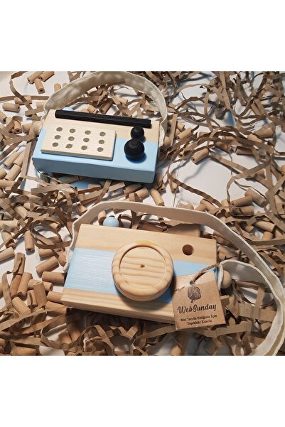 aswood Ahşap Elyapımı Waldord Hediyelik Baby Oyuncak Set, Dekoratif Oyuncak, Eğitici Oyuncak, Çocuk Oyuncak