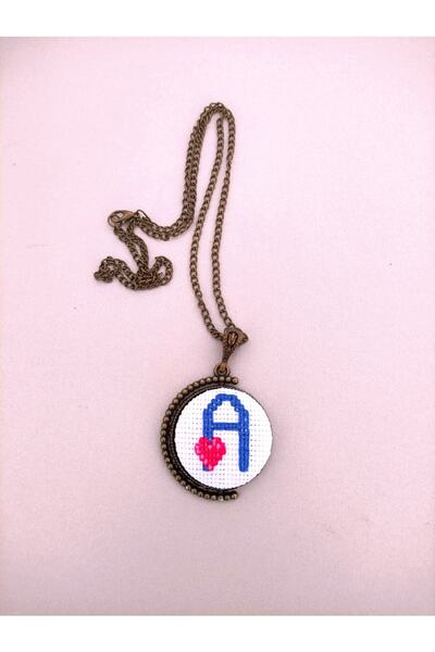 Hand Made Otantik Etamin Kadın Kolye