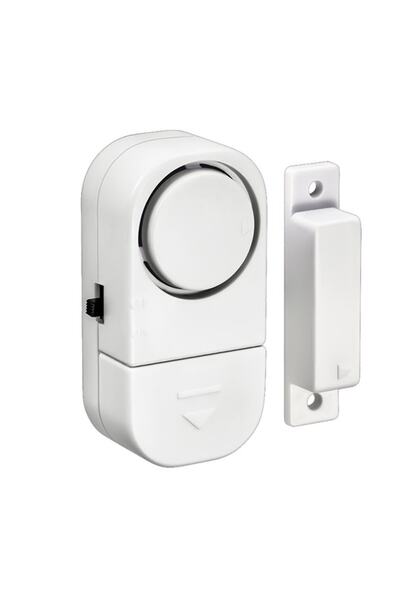 Derwell Yeni 2023 Kapı Pencere Alarmı Yüsek Uyarı Sesli Manyetik 90 Db Alarmlı Pilli Kapı Pencere Mini Alarm