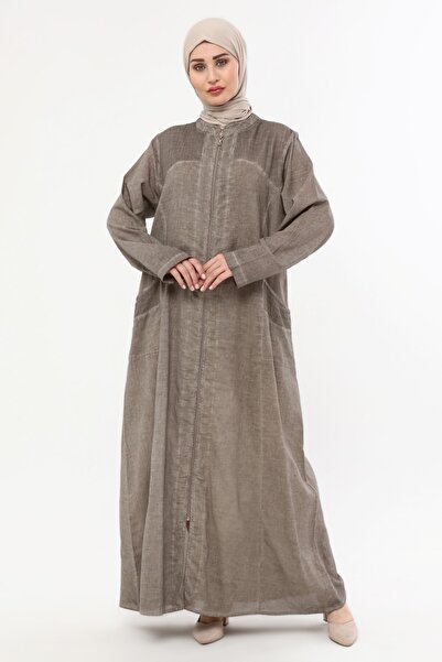 ÇIKRIKÇI TEKSTİL ŞİLE BEZİ Otantik Fermuarlı Ferace Yazlık Tril Tril Pamuklu ...