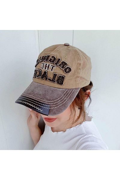 Şapka Market Original Black Beige Baseball Cap