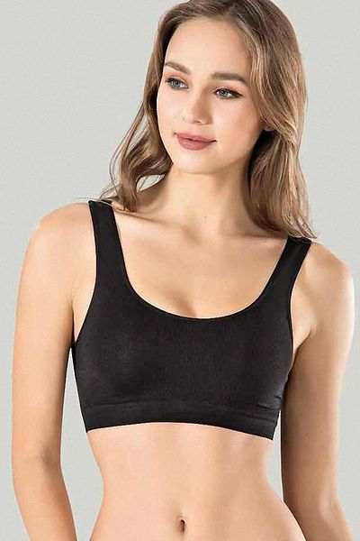 Miss Fit Women's Seamless Wide Strapless Bustier