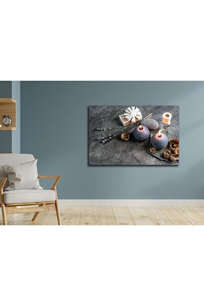 LD Dekor Sakinlik Kanvas Tablo - Dekoratif -spa Masaj Wellness - Solmayan Can...