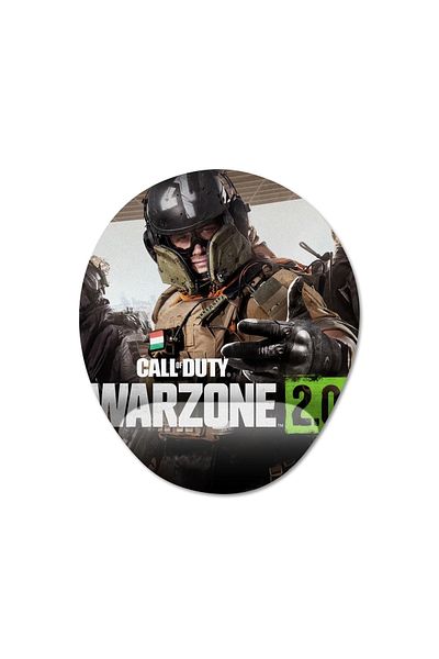 Pixxa نموذج لوحة الماوس بمساعدة المعصم من Call Of Duty: Warzone - بيضاوي واحد