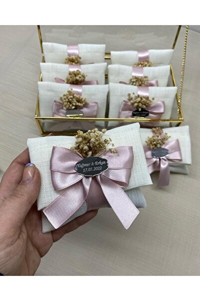 Motif Aksesuar Lavanta Kesesi Nikah,nişan,söz,bebek Hediyeliği 25 Adet