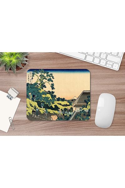 daystore Подложка за мишка Хокусай - Фуджи, видяна от Мишима, 17 x 21 см