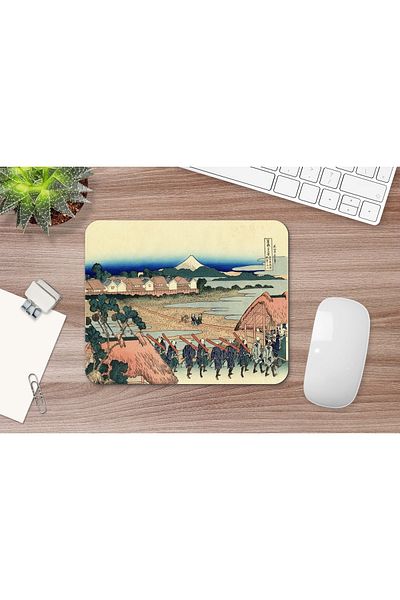 daystore Hokusai Nakahara în provincia Sagami 17 X 21 Cm Mouse Pad