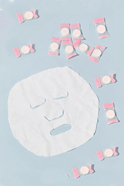 H&E LUXURY DESIGN 12'li Sıkıştırılmış Suda Şişen Maske