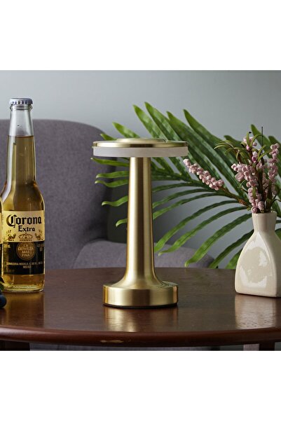 İnformed Usb Şarjlı Dokunmatik Gold Masa Lambası Fl-8051 (3renk)