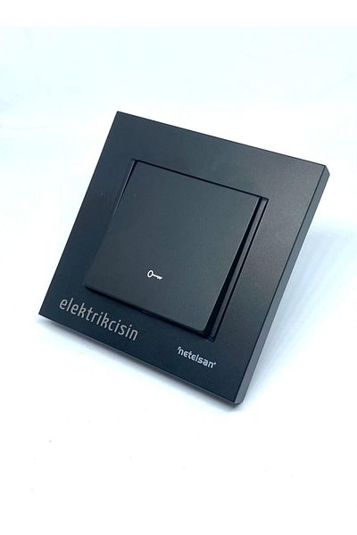 Netelsan Byobu Black Bell - Light Switch (FRAME INCLUDED) 1 Piece