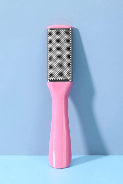 H&E LUXURY DESIGN Pembe Profesyonel Çift Taraflı Topuk Rendesi