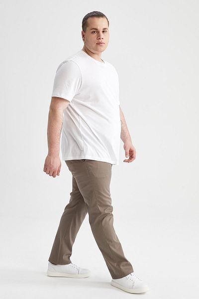 DeFacto Regular Fit Chino Canvas Trousers