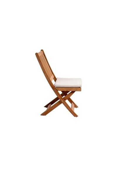 mer-tim ezberbozan ev tekstili Mer-tim Garden Balcony Living Room 6 Pieces Square Bottom Chair Cushion Cream