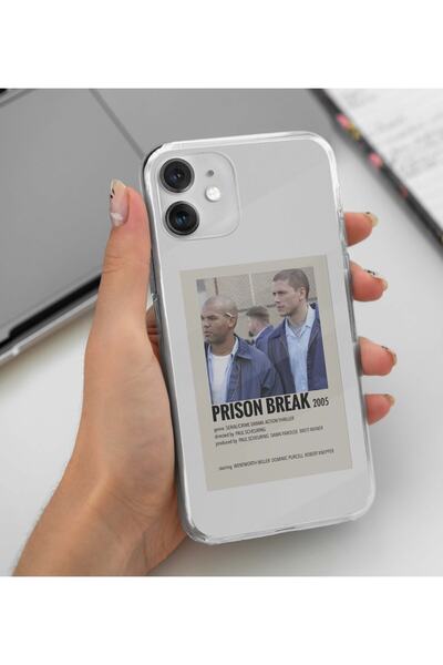 Flashy Shop Iphone 12 Uyumlu Prison Break Minimalist Poster Tasarımlı Şeffaf ...
