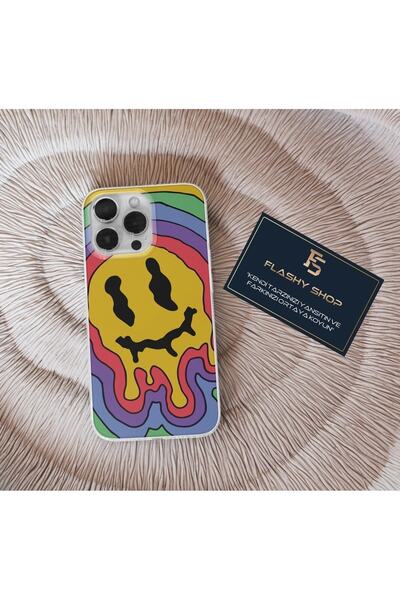 Transparent Case with Samsung Galaxy A32 Compatible Smile Design
