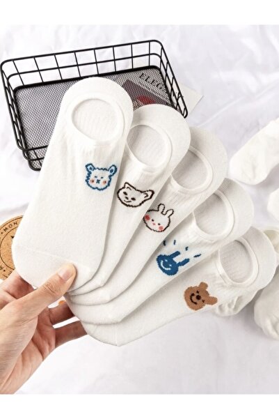 footmania Σετ 5" Ζευγάρι Γυναικείες χαριτωμένες (αόρατες) κάλτσες μπαλαρίνας