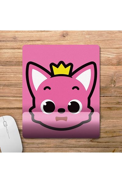 Pixxa Pinkfong - موديل لوحة ماوس يوتيوب مع دعم للمعصم - 4