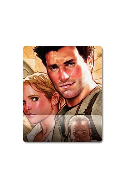 Pixxa لوحة ماوس Uncharted 3 مع مسند للمعصم موديل - 3