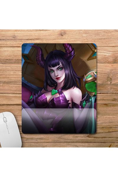 Pixxa Mobile Legends - موديل لوحة ماوس أليس مع مسند للمعصم - 4