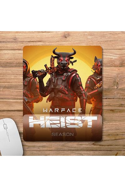 Pixxa موديل لوحة ماوس مع مسند للمعصم من Warface - 3