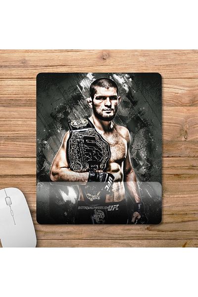 Pixxa موديل لوحة ماوس مع مسند للمعصم من Khabib Nurmagomedov - 2