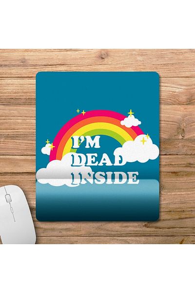 Pixxa موديل لوحة ماوس I'm Dead Inside مع دعم المعصم - 1