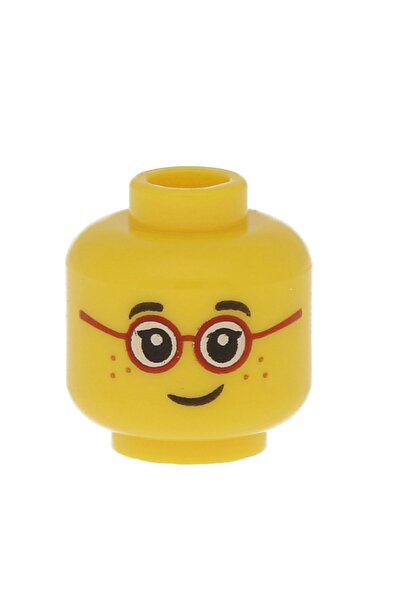 LEGO Orjinal Aksesuar Custom Minifigür Minifigure Head Sarı Kafa Çilli Gülen ...
