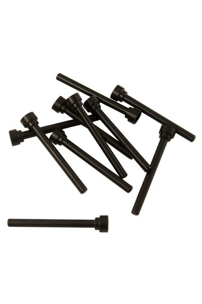 LEGO Orjinal Aksesuar Custom Moc Antenna 1 X 4 Flat Top Direk Siyah Anten 4 A...