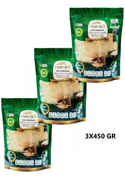 Komsu kuruyemis Haşiroğlu Cips Tarhana 3x450 gr